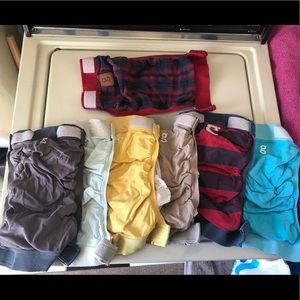 7 size medium Gdiaper gpants GUC cloth diapers